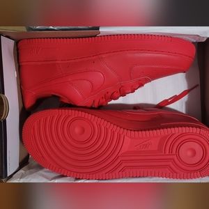 Red Air Force 1's Size 12 Mens